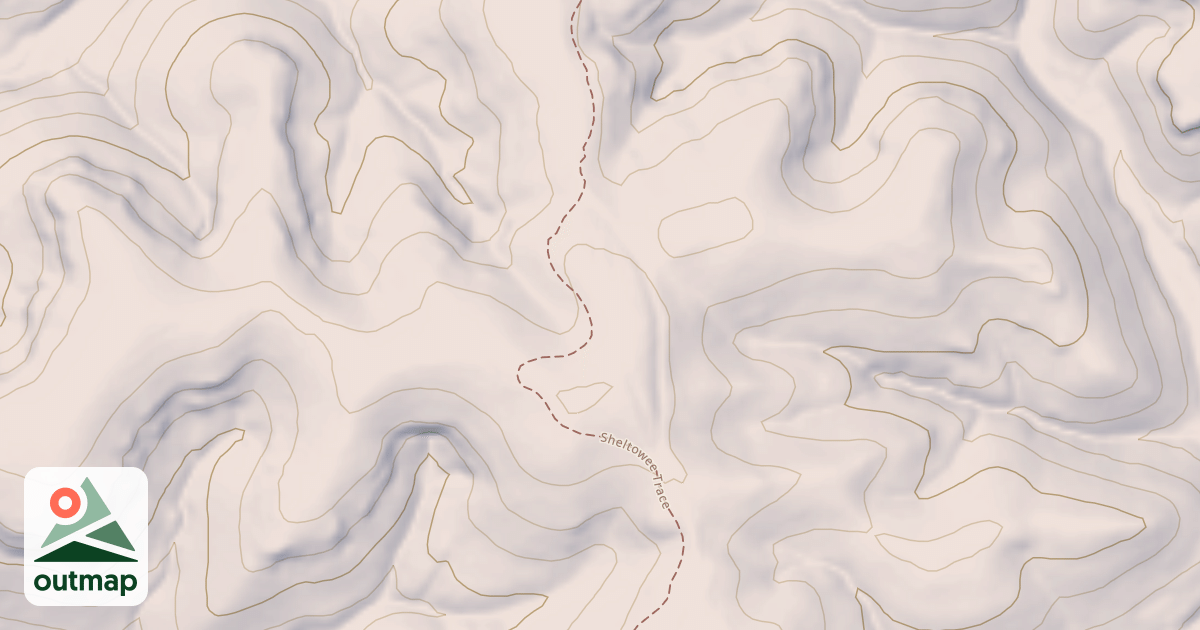 Map of Sheltowee Trace
