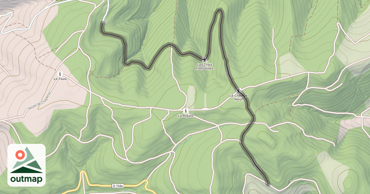 Map of La Rigole