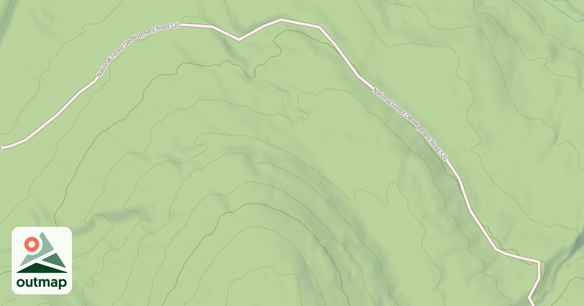 Map of USFS Motor Vehicle Use Map Roads {1E690DC0-134F-4B84-9C2B-2ED0DE77BECD}