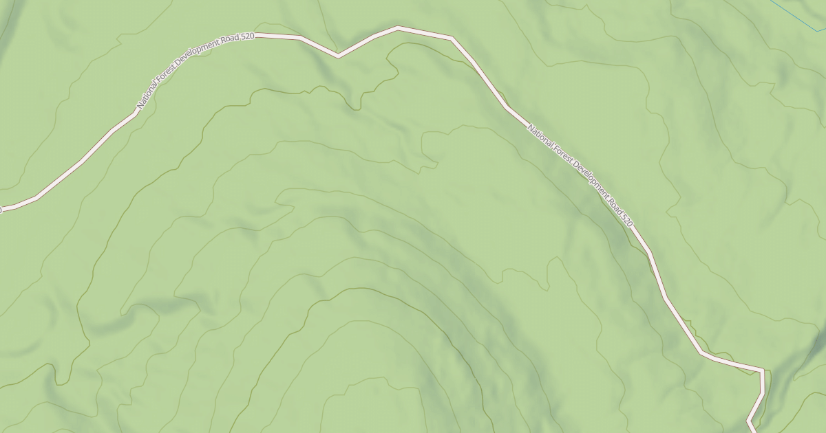 Map preview of USFS Motor Vehicle Use Map Roads {1E690DC0-134F-4B84-9C2B-2ED0DE77BECD}