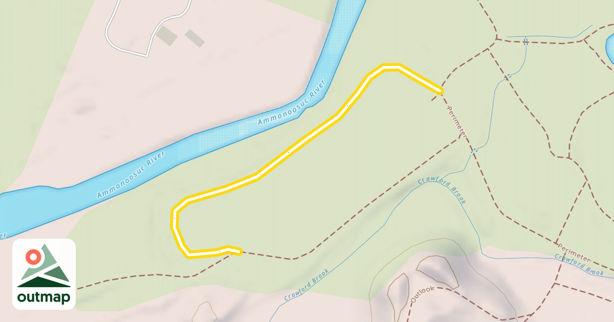 Map of Driving Range Loop