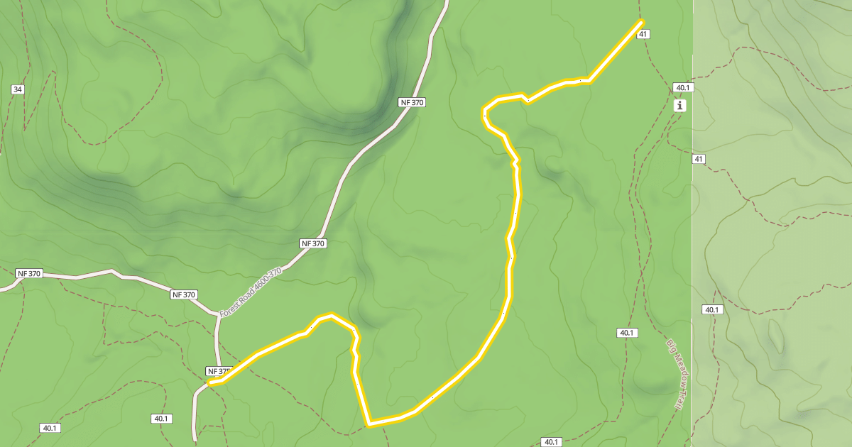 Map preview of Pete's Way