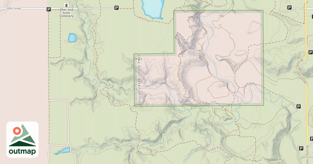 Map of Clay Hill