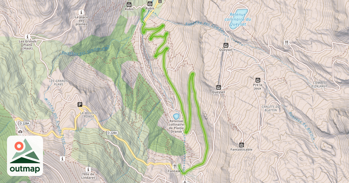 Map of La Belette