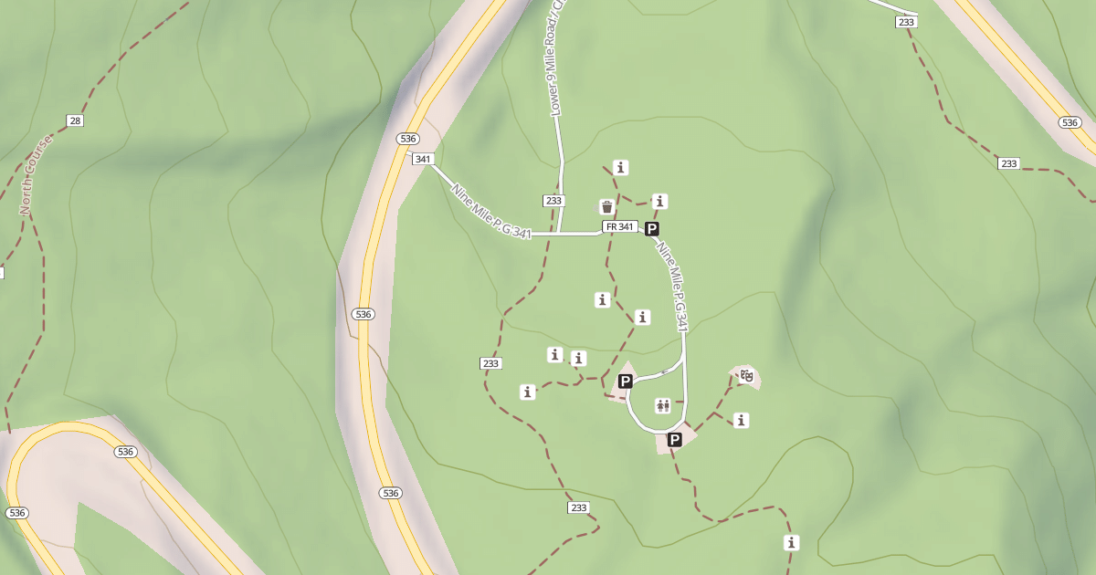 Map preview of NINE MILE P.G.