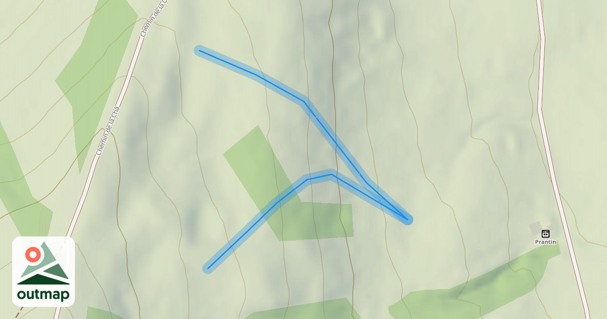 Map of Variante Prantin