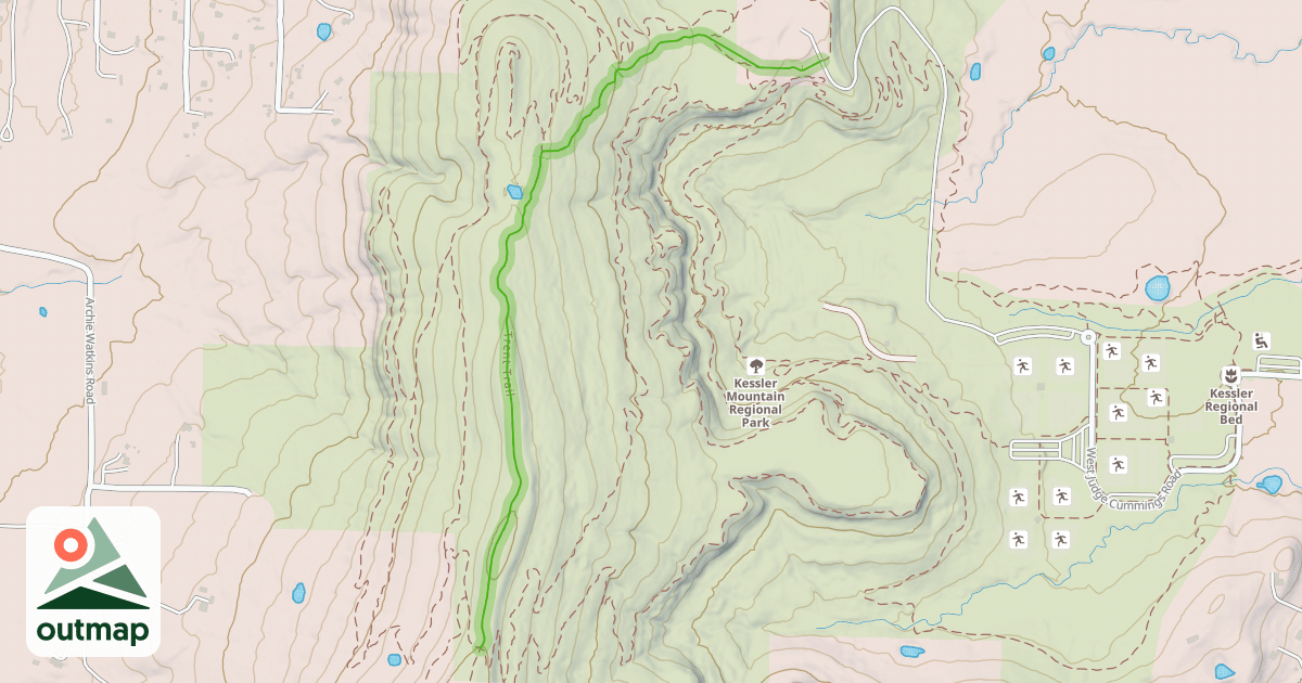 Map of Trent Trail