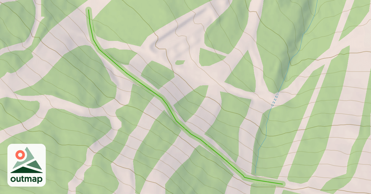 Map of Tote Road Crosscut
