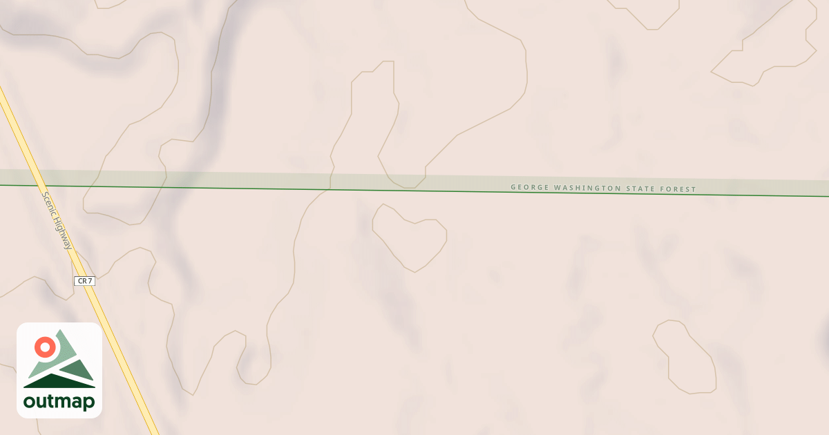 Map of B&B Connection Trail