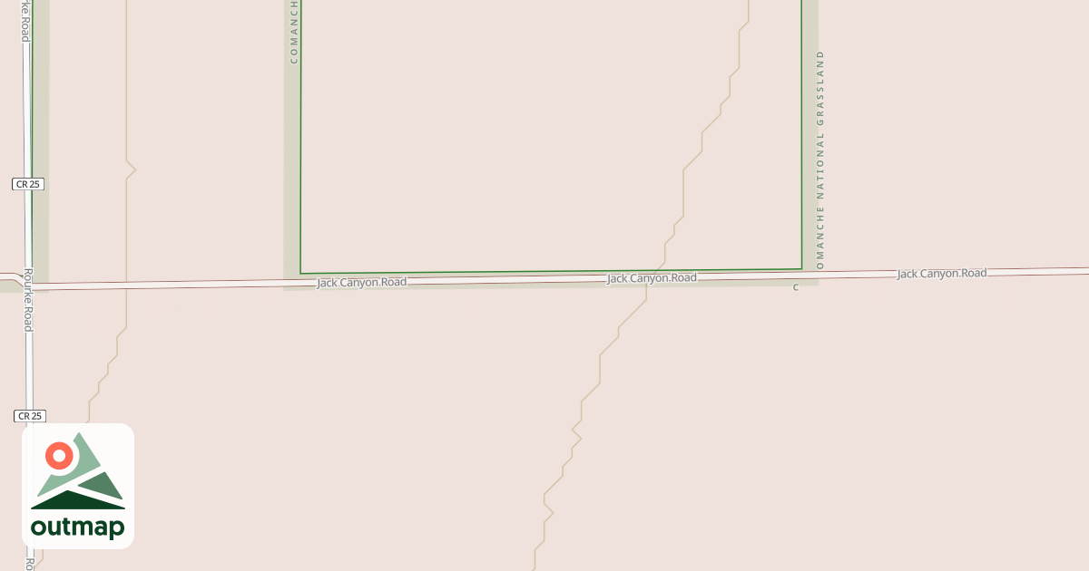 Map of JACK CANYON
