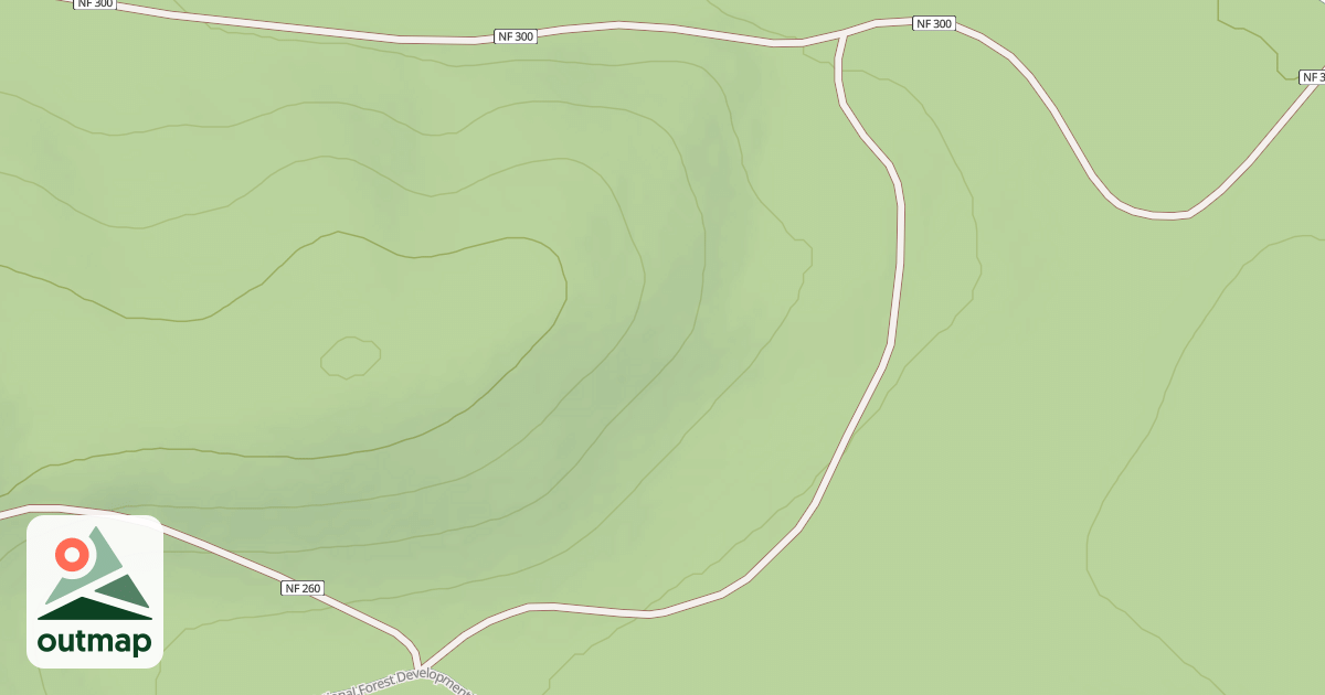 Map of USFS Motor Vehicle Use Map Roads {60AE1198-F06D-4EB5-8441-53E00A318636}