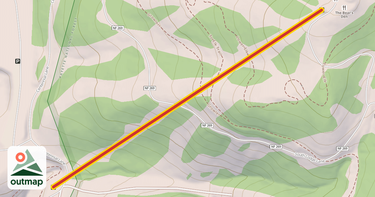 Map of Bear Chair