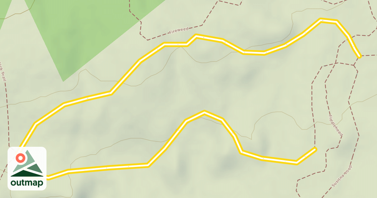 Map of Susitna Loop