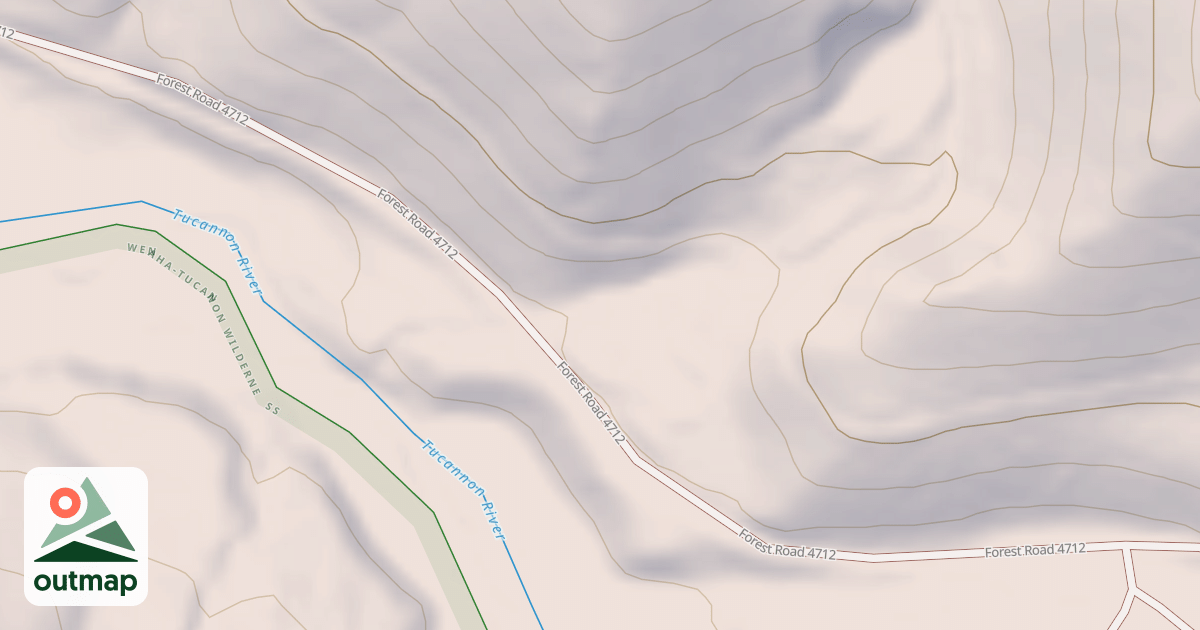 Map of UPPER TUCANNON ROCK PIT