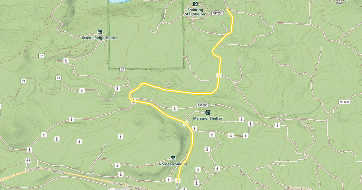 Map preview of Forest Road 4615