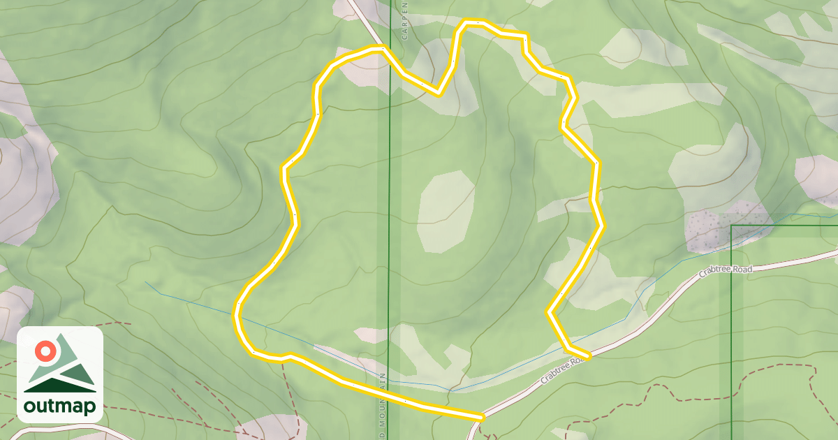 Map of Crabtree Canyon