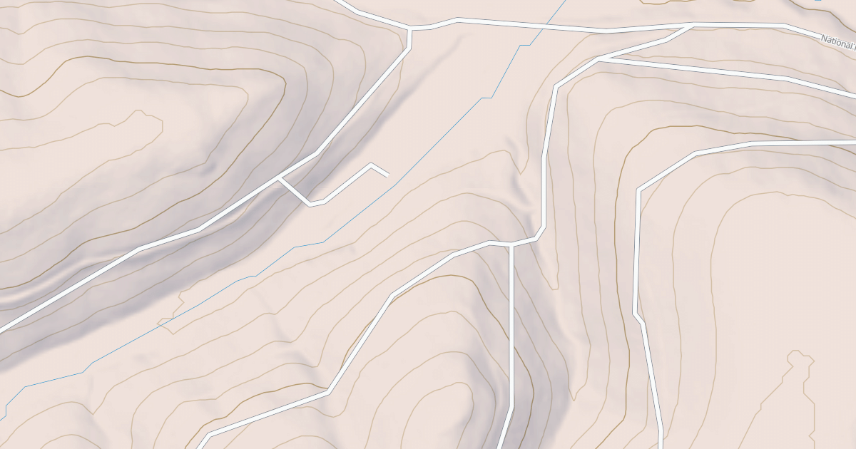 Map preview of USFS National Forest System Roads {21B0D381-F544-48E3-AA34-2FE699EAEC4B}