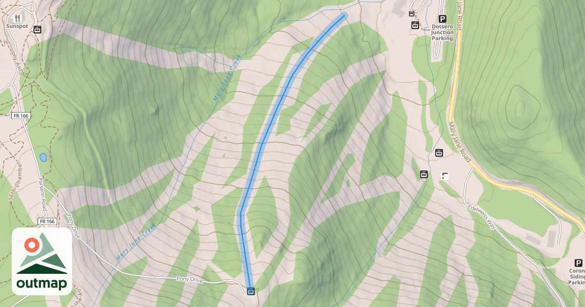 Map of Lower Arrowhead Loop