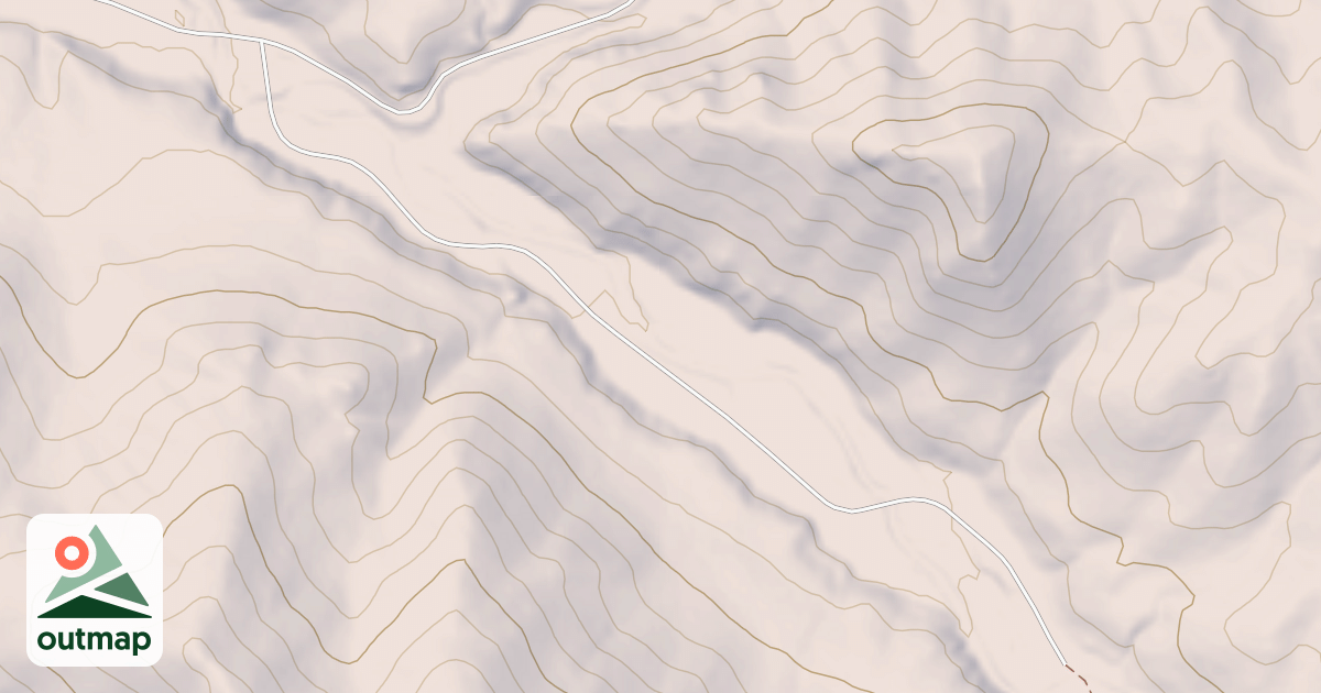 Map of N. FORK HIGHWOOD CREEK