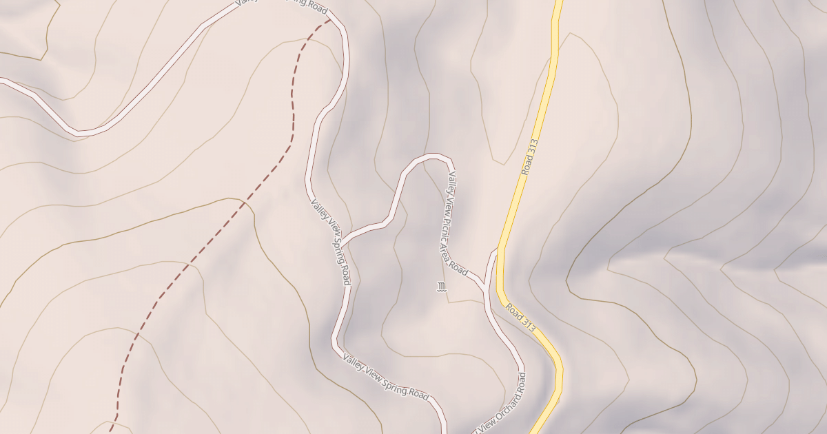 Map preview of VALLEY VIEW PICNIC AREA