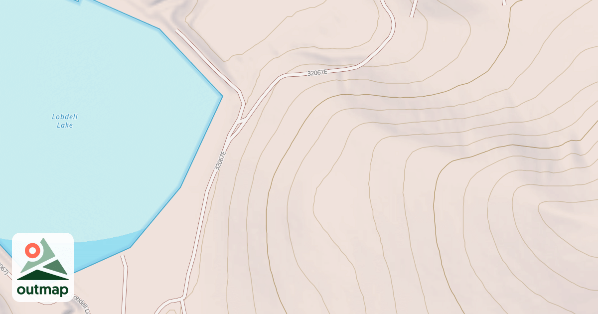 Map of ABANDONED DITCH ROAD E