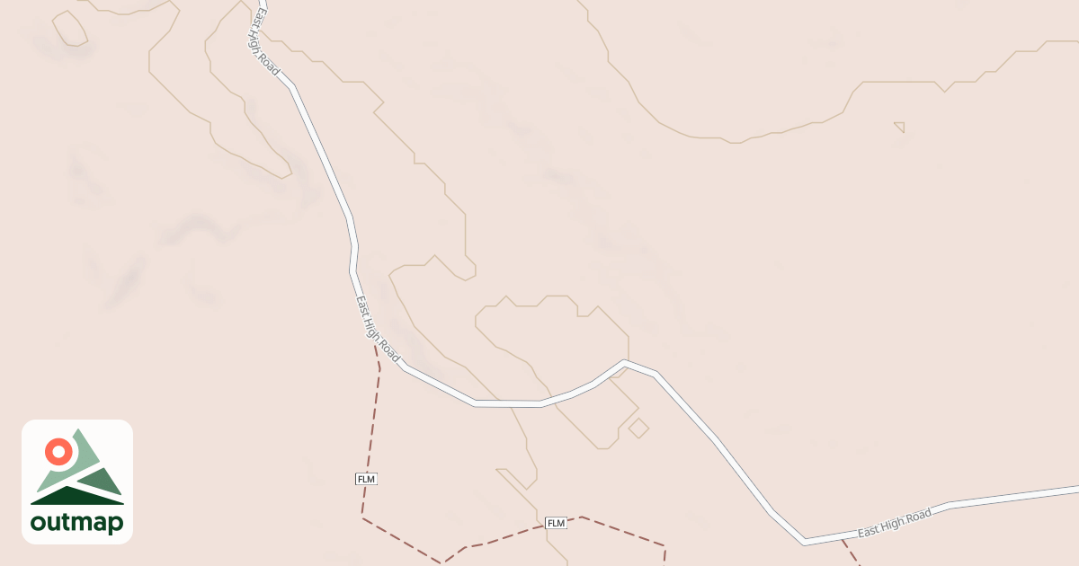 Map of Foreman Lake Motorcycle Trail