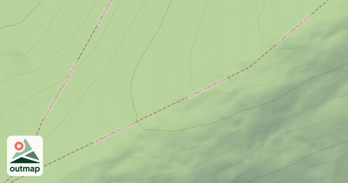 Map of East Kettle ATV Trail System