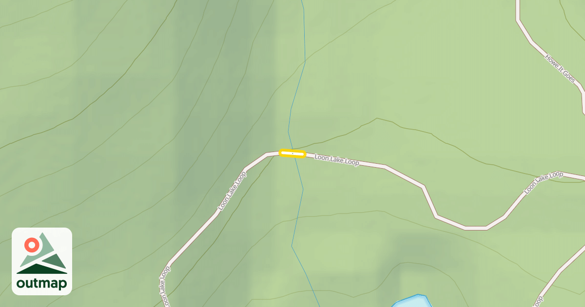 Map of Loon Lake Loop