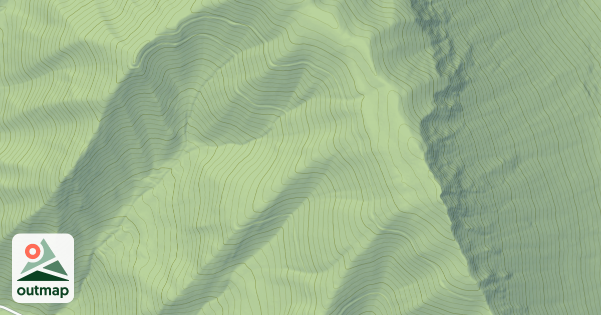 Map of FLATIRON RIDGE
