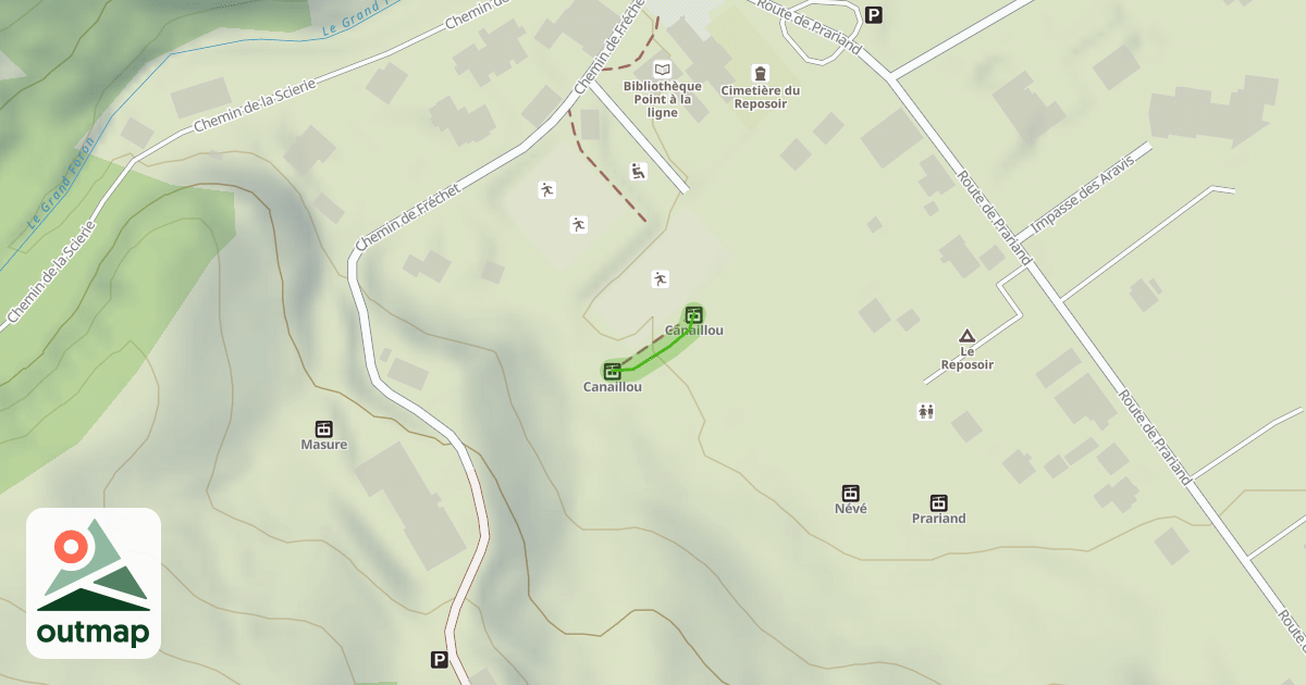 Map of Canaillou