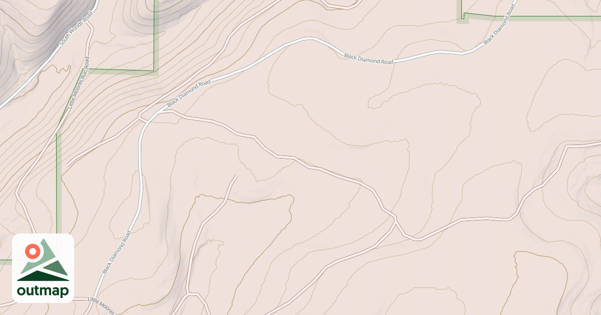 Map of Susquehannock State Forest Snowmobile Trails
