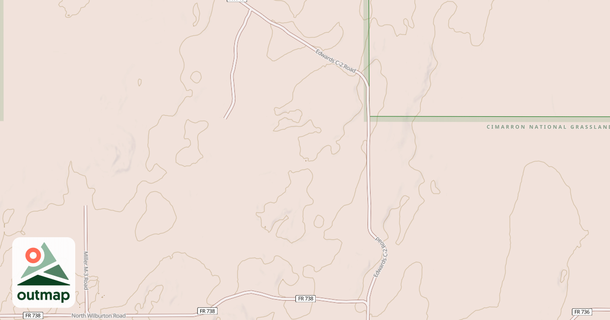 Map of EDWARDS C-2