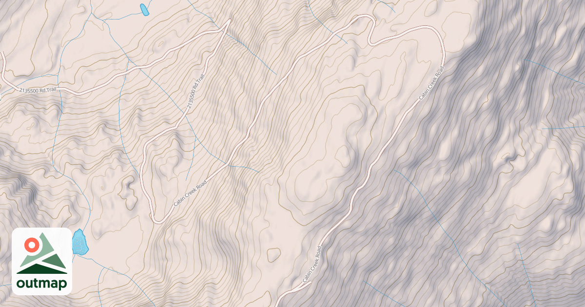 Map of CABIN CREEK