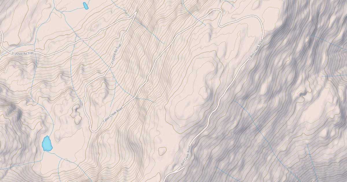 Map preview of CABIN CREEK