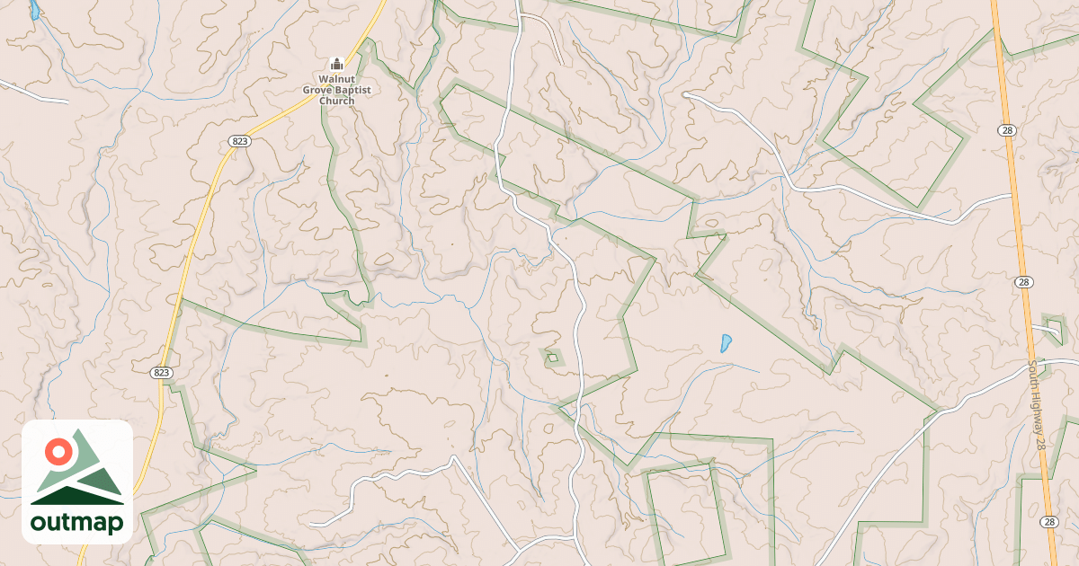 Map of WHITE CREEK