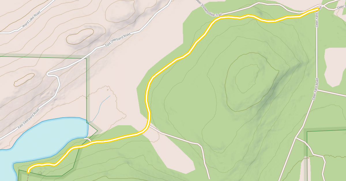Map preview of Deer Yard Loop