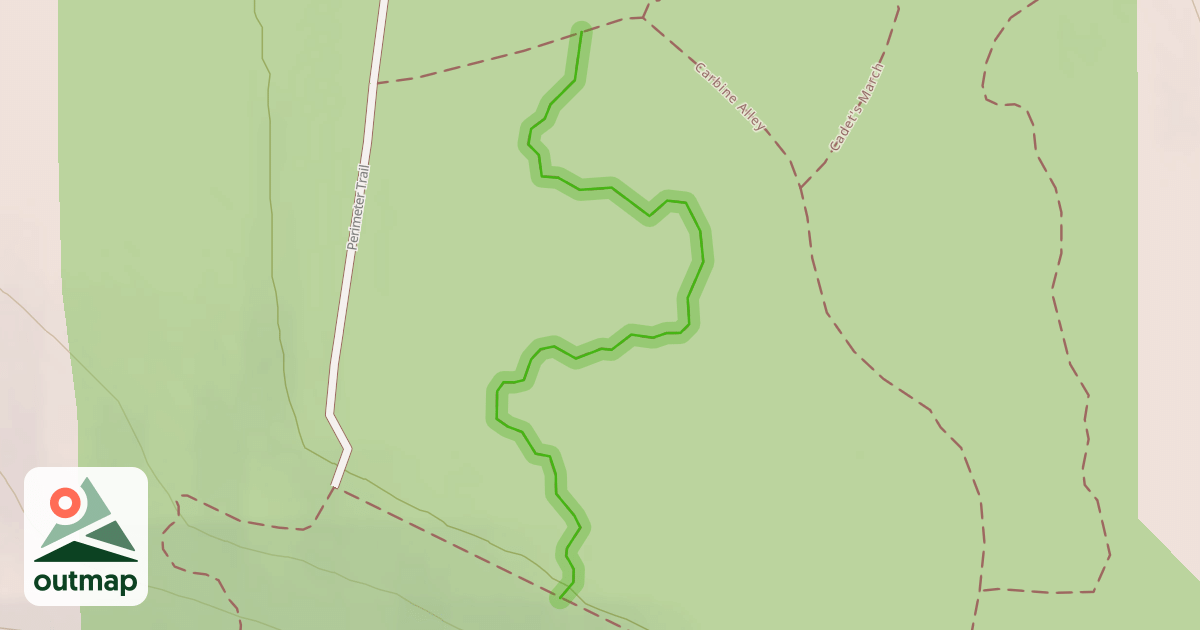 Map of Carbine Way