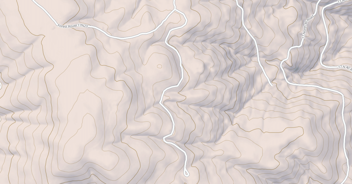 Map preview of UPPER PINE MTN.