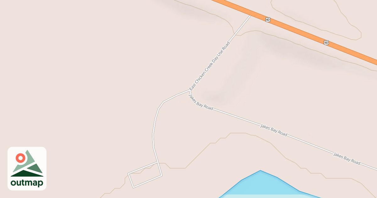 Map of EAST CHICKEN CREEK DAY *