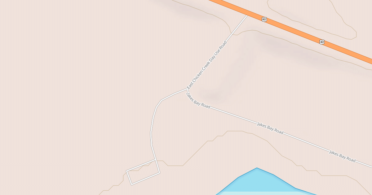 Map preview of EAST CHICKEN CREEK DAY *