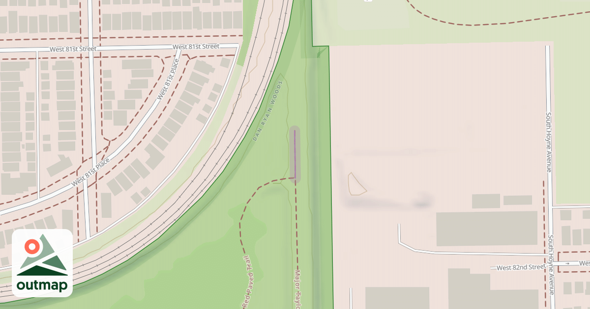 Map of Major Taylor Trail
