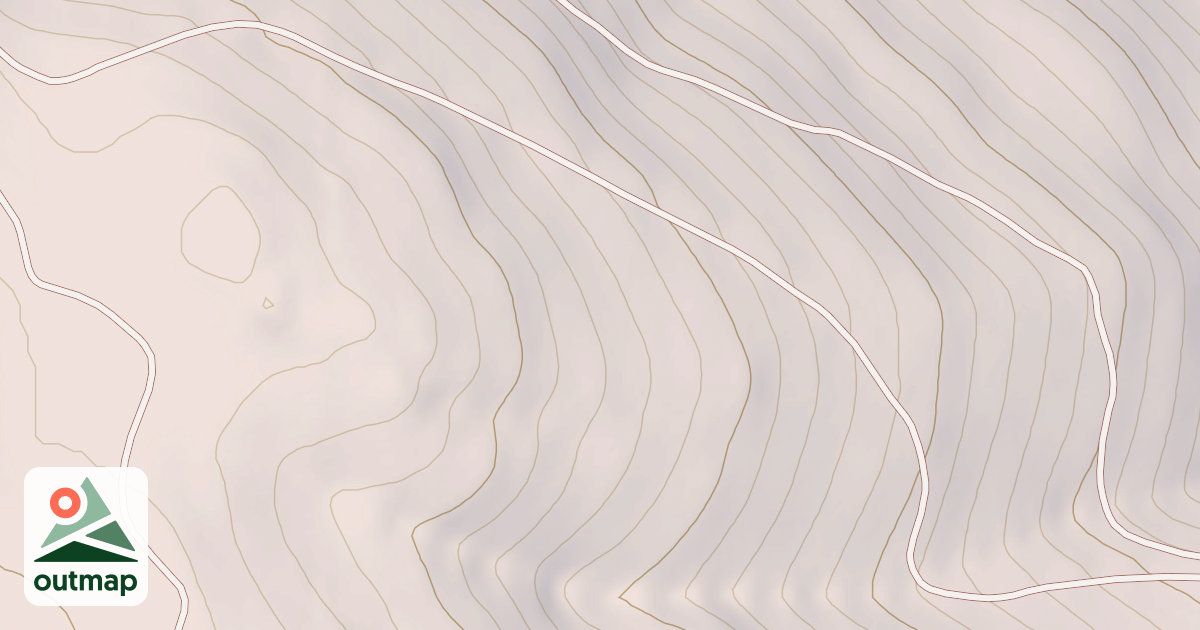 Map of ANTELOPE MTN EAST