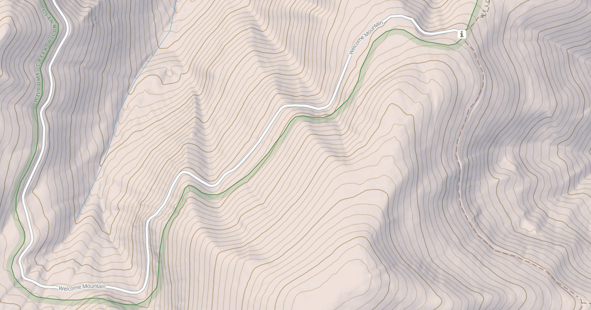 Map preview of WELCOME MOUNTAIN