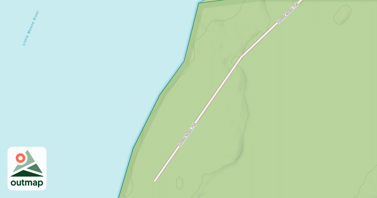 Map of FR 758