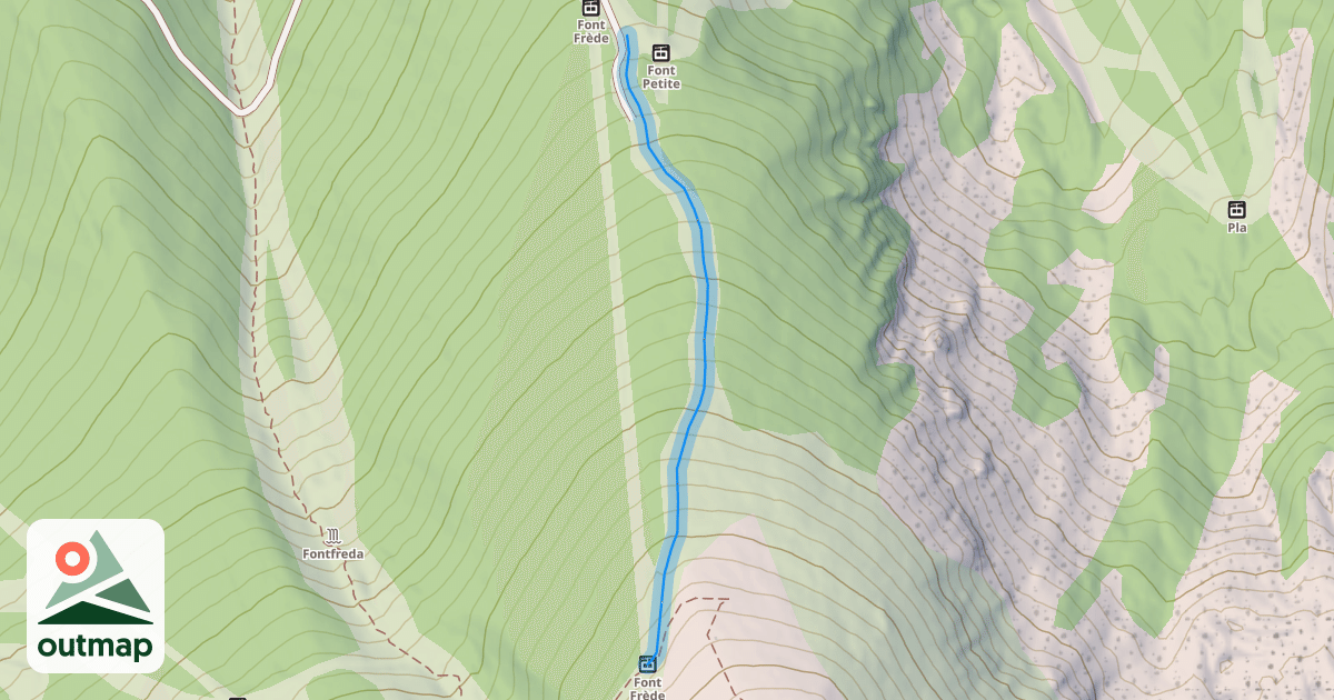 Map of Les Rhodos