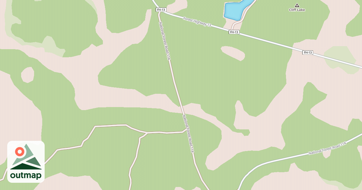 Map of USFS Motor Vehicle Use Map Roads {7834456F-FD2D-46B3-9DA4-E8037AF42397}