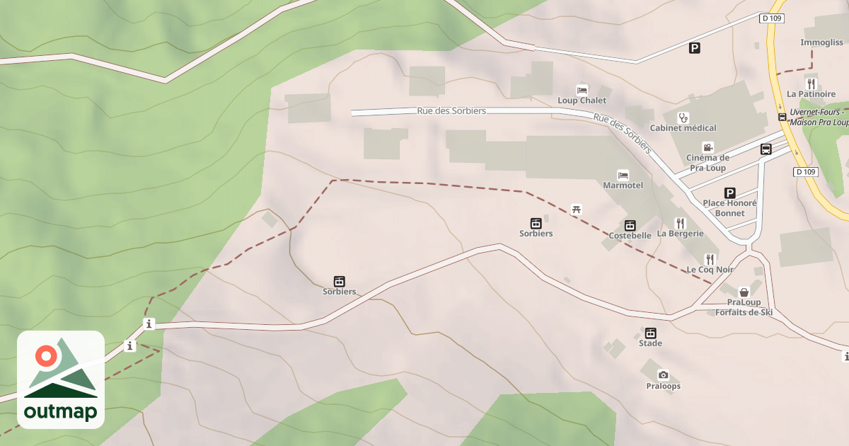 Map of Boarder Cross XS