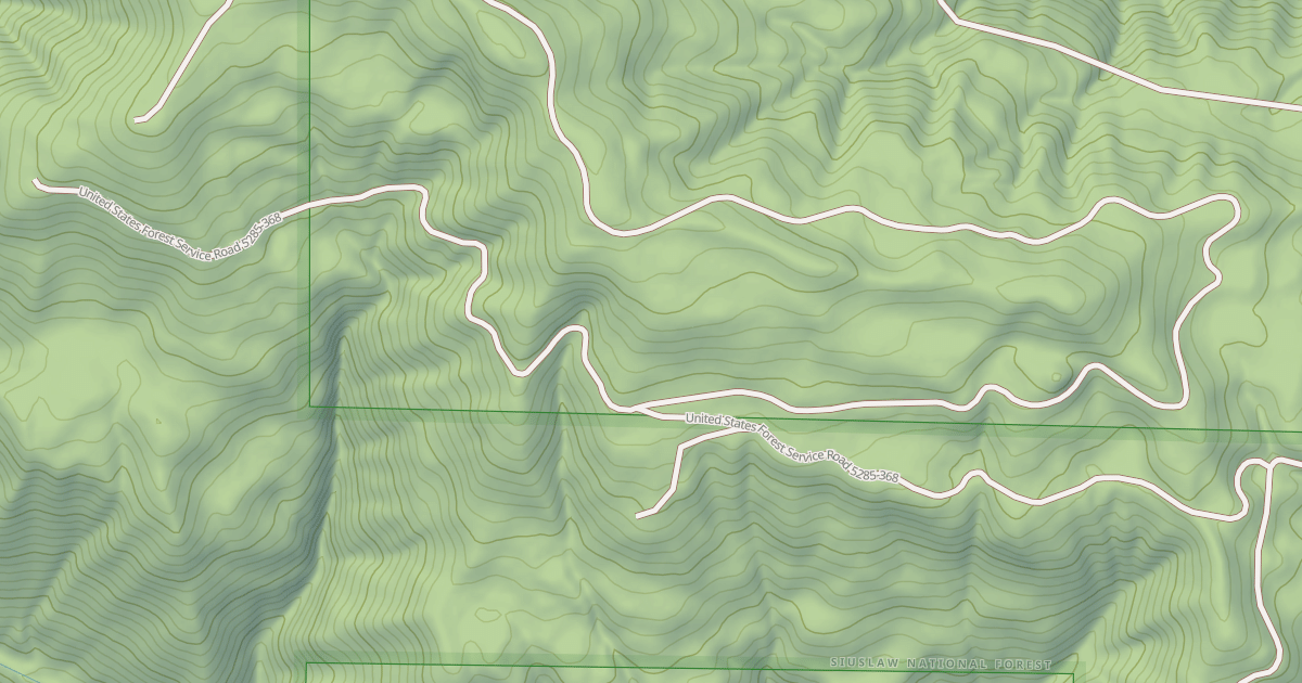 Map preview of USFS National Forest System Roads {790F6E09-37B7-4A8A-8C28-1B448B1A5D6D}