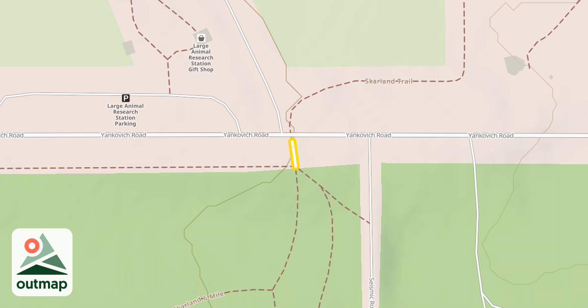 Map of Skarland Trail