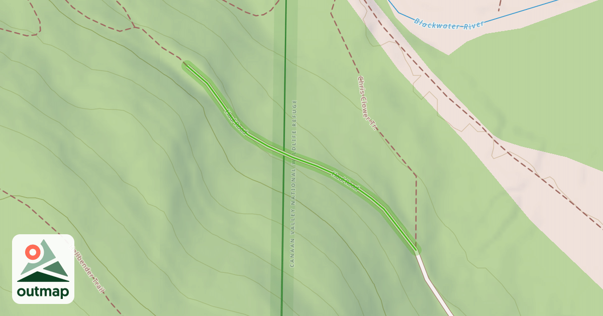 Map of Haul Road